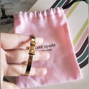 Kate Spade Gold Bow Accent Bangle